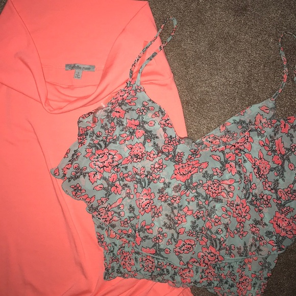 2pc🌸 to jump fast ref olFloral Crop /High skirt - Picture 4 of 7